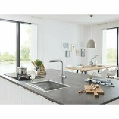 Смеситель для кухонной мойки GROHE Blue Home с системой фильтрации, охлаждения и газирования воды, Wi-Fi, суперсталь (31539DC0) Смеситель для кухонной мойки GROHE Blue Home с системой фильтрации, охлаждения и газирования воды, Wi-Fi, суперсталь (31539DC0)
