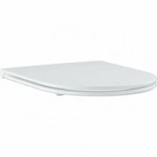 Сиденье для унитаза GROHE Bau Ceramic, с микролифтом, альпин-белый (39913000)
