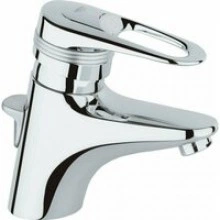 Смеситель для раковины GROHE Europlus с донным клапаном, хром (33153000)