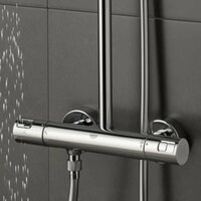 Душевая система GROHE Vitalio Joy System 180 с термостатом для душа, хром (27298001) Душевая система GROHE Vitalio Joy System 180 с термостатом для душа, хром (27298001)