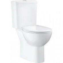 Унитаз напольный GROHE Bau Ceramic с бачком и сиденьем, альпин-белый (39604000)