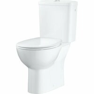 Унитаз напольный GROHE Bau Ceramic с бачком и сиденьем, альпин-белый (39604000) Унитаз напольный GROHE Bau Ceramic с бачком и сиденьем, альпин-белый (39604000)