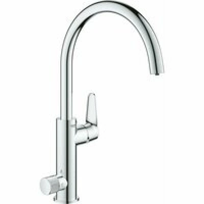 Смеситель для кухонной мойки GROHE Blue Pure BauCurve с функцией фильтрации, с фильтром в комплекте, хром (119709) Смеситель для кухонной мойки GROHE Blue Pure BauCurve с функцией фильтрации, с фильтром в комплекте, хром (119709)