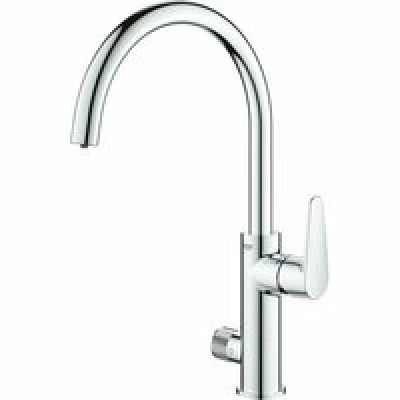 Смеситель для кухонной мойки GROHE Blue Pure BauCurve с функцией фильтрации, с фильтром в комплекте, хром (119709) Смеситель для кухонной мойки GROHE Blue Pure BauCurve с функцией фильтрации, с фильтром в комплекте, хром (119709)