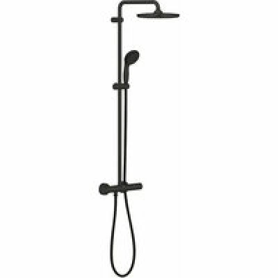 Душевая система GROHE Vitalio Start System 250 с термостатом для душа, черный (266772430)