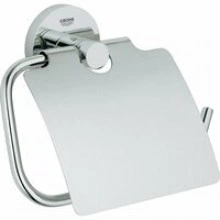 Держатель для туалетной бумаги, GROHE Essentials, с крышкой, хром, (40367001)