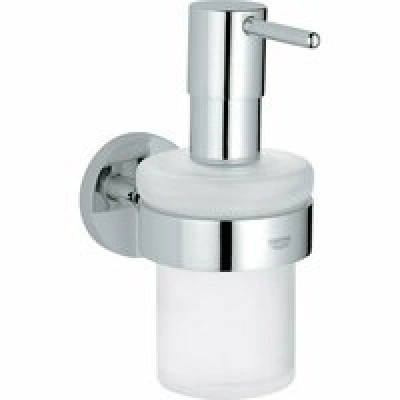 Дозатор жидкого мыла GROHE Essentials с держателем, хром (40448001)