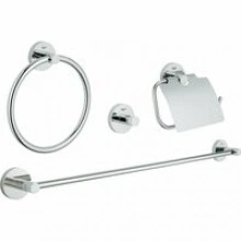 Набор аксессуаров GROHE Essentials (4 предмета), хром (40776001)
