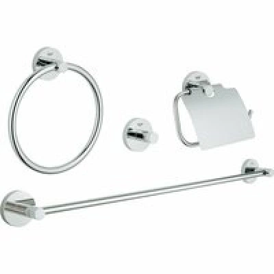 Набор аксессуаров GROHE Essentials (4 предмета), хром (40776001)