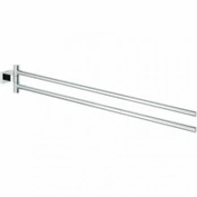 Держатель для полотенца GROHE Essentials Cube двойной, поворотный, хром (40624001)