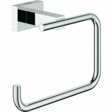 Держатель для туалетной бумаги GROHE Essentials Cube без крышки, хром (40507001)