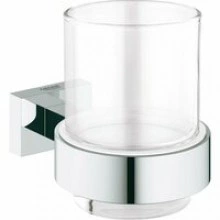 Стакан с держателем GROHE Essentials Cube, хром (40755001)