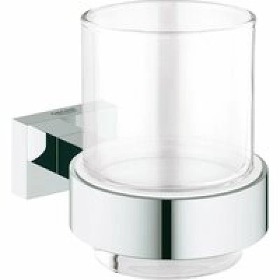 Стакан с держателем GROHE Essentials Cube, хром (40755001)