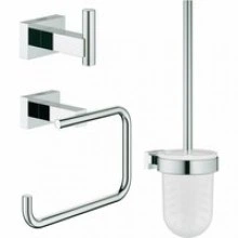 Набор аксессуаров 3 в 1, GROHE Essentials Cube, хром, (40757001)