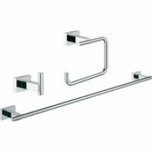 Набор аксессуаров GROHE Essentials Cube (3 предмета), хром (40777001)