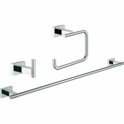 Набор аксессуаров GROHE Essentials Cube (3 предмета), хром (40777001)