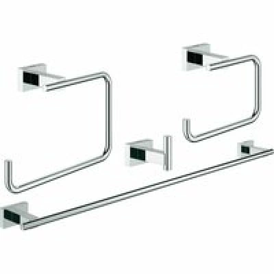 Набор аксессуаров GROHE Essentials Cube (4 предмета), хром (40778001)