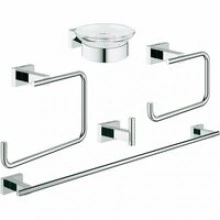 Набор аксессуаров GROHE Essentials Cube (5 предметов), хром (40758001)