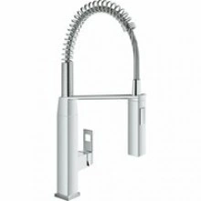 Смеситель для кухонной мойки GROHE Eurocube профессиональный, хром (31395000)