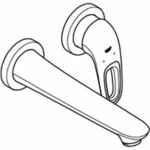 Внешняя часть смесителя для раковины GROHE Eurostyle M-Size, белая луна (19571LS3) Внешняя часть смесителя для раковины GROHE Eurostyle M-Size, белая луна (19571LS3)