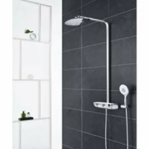 Душевая система с термостатом для настенного монтажа, GROHE Rainshower System SmartControl Mono 360, хром, (26361000) Душевая система с термостатом для настенного монтажа, GROHE Rainshower System SmartControl Mono 360, хром, (26361000)