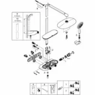 Душевая система с термостатом для настенного монтажа, GROHE Rainshower System SmartControl Mono 360, хром, (26361000)
