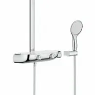 Душевая система с термостатом для настенного монтажа, GROHE Rainshower System SmartControl Mono 360, хром, (26361000)