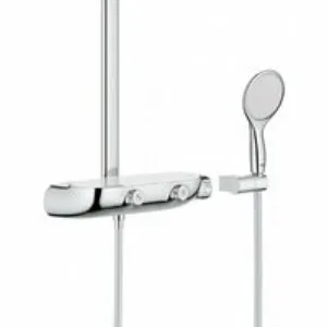 Душевая система с термостатом для настенного монтажа, GROHE Rainshower System SmartControl Mono 360, хром, (26361000) Душевая система с термостатом для настенного монтажа, GROHE Rainshower System SmartControl Mono 360, хром, (26361000)