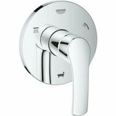 Внешняя часть переключателя потоков GROHE Eurosmart на 3 положения, хром (19972002) Внешняя часть переключателя потоков GROHE Eurosmart на 3 положения, хром (19972002)