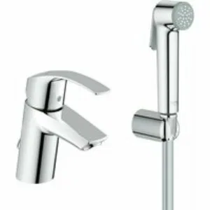 Смеситель для раковины GROHE Eurosmart с гигиеническим душем, S-size, хром (23124002) Смеситель для раковины GROHE Eurosmart с гигиеническим душем, S-size, хром (23124002)