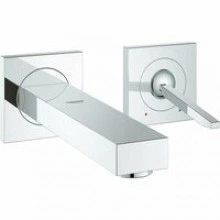 Внешняя часть смесителя для раковины GROHE Eurocube Joy на 2 отверстия (излив 170 мм), хром (19997000)