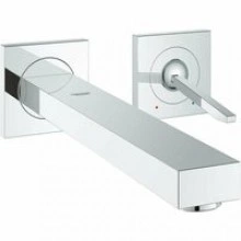 Внешняя часть смесителя для раковины GROHE Eurocube Joy на 2 отверстия, хром (19998000)