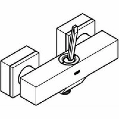 Смеситель для душа GROHE Eurocube Joy, хром (23665000) Смеситель для душа GROHE Eurocube Joy, хром (23665000)