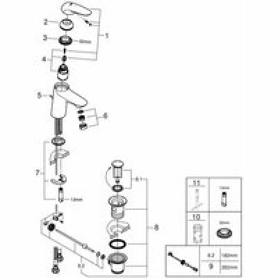 Смеситель для раковины GROHE Eurostyle, S-size, хром (23709003) Смеситель для раковины GROHE Eurostyle, S-size, хром (23709003)