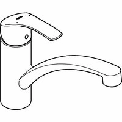 Смеситель для кухни GROHE Eurosmart, суперсталь (33281DC2) Смеситель для кухни GROHE Eurosmart, суперсталь (33281DC2)