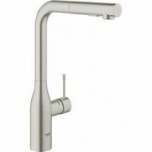 Смеситель для кухни GROHE Essence с вытяжным душем, суперсталь (30270DC0)