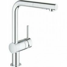 Смеситель для кухни GROHE Minta с вытяжным душем, хром (30274000)