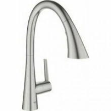 Смеситель для кухни GROHE Zedra с вытяжным душем 3jet, суперсталь (32294DC2)