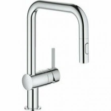 Смеситель для кухни GROHE Minta с вытяжным душем, хром (32322002)