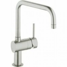 Смеситель для кухни GROHE Minta с поворотным U-изливом, суперсталь (32488DC0)