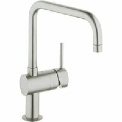 Смеситель для кухни GROHE Minta с поворотным U-изливом, суперсталь (32488DC0)