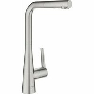 Смеситель для кухни GROHE Zedra с вытяжным душем 2jet, суперсталь (32553DC2) Смеситель для кухни GROHE Zedra с вытяжным душем 2jet, суперсталь (32553DC2)