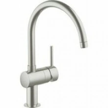Смеситель для кухни GROHE Minta с поворотным C-изливом, суперсталь (32917DC0)