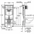 Комплект инсталляции GROHE Rapid SL 3 в 1 с унитазом Euro Ceramic и сиденьем (NW0129) Комплект инсталляции GROHE Rapid SL 3 в 1 с унитазом Euro Ceramic и сиденьем (NW0129)