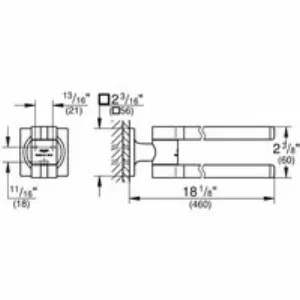 Держатель для полотенца GROHE Allure двойной, теплый закат матовый (40342DL1) Держатель для полотенца GROHE Allure двойной, теплый закат матовый (40342DL1)