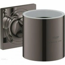 Держатель стакана и дозатора жидкого мыла GROHE Allure, темный графит глянец (40278A01)