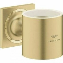 Держатель стакана и дозатора жидкого мыла GROHE Allure, холодный рассвет матовый (40278GN1)