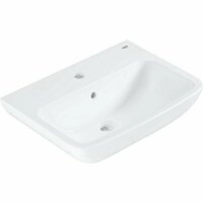 Раковина подвесная GROHE Bau Edge 55 см, альпин-белый (39807000) Раковина подвесная GROHE Bau Edge 55 см, альпин-белый (39807000)