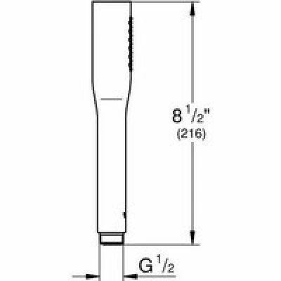Ручной душ GROHE Euphoria Cosmopolita, 1 режим, фантомный черный (22126KF0) Ручной душ GROHE Euphoria Cosmopolita, 1 режим, фантомный черный (22126KF0)