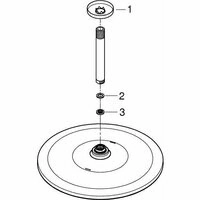 Верхний душ GROHE Rainshower Mono 310, 9,5 л/мин, 1 режим, 142 мм, фантомный черный (22122KF0) Верхний душ GROHE Rainshower Mono 310, 9,5 л/мин, 1 режим, 142 мм, фантомный черный (22122KF0)